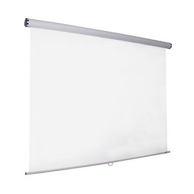 ORAY Ecran Manuel Super Gear Pro, 200 cm x 150 cm, Format 4:3, Blanc Mat