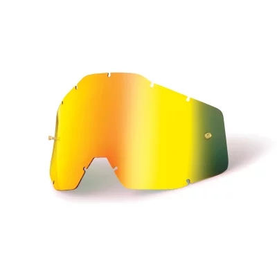 100% Ecran masque cross enfant  miroir or