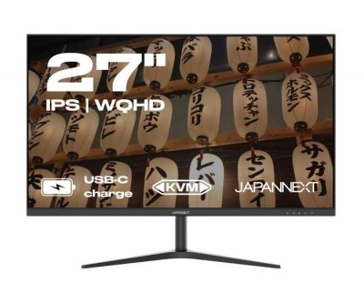JAPANNEXT Ecran PC Bureautique 27 WQHD USB-C (+ charge 65W) 