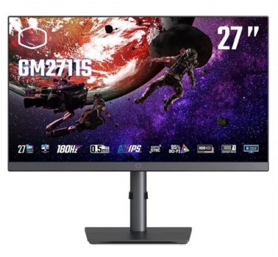 COOLER MASTER Ecran PC  GM2711S 27"" QHD/180Hz/IPS/0.5ms/HDR400/Adap Sync 