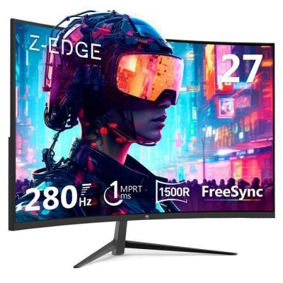 Z EDGE Ecran Pc Gamer Z-EDGE UG27P Incurv&eacute; 27 280 Hz (DP) 1ms FHD FreeSync1500R HDMI2.0 & DP1.2