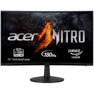 ACER Ecran PC Gaming  Nitro ED240QS3BMIIPX 24"" Incurv&eacute; Full HD Noir