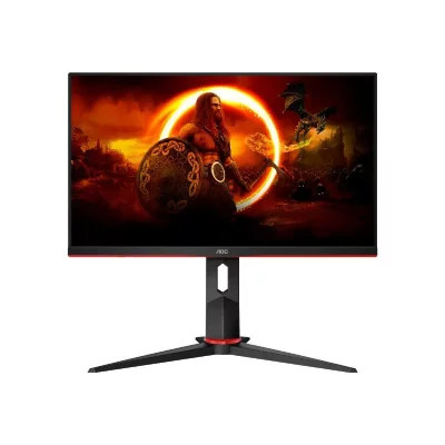 AOC Ecran PC gaming  G2 Q24G2A/BK QHD 165 Hz 1 ms 24 Noir, Rouge