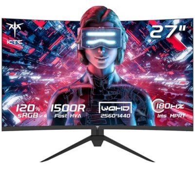 KTC Ecran PC Gaming  H27S17 QHD Incurv&eacute; 165Hz 3 ms 27
