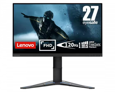 LENOVO Ecran PC Gaming  G27e-20 27 pouces WLED Noir 