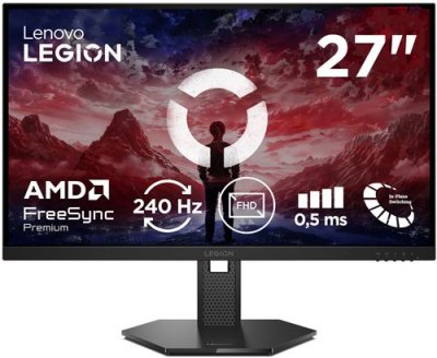 LENOVO Ecran PC Gaming  Legion 27-15 27"" 240 Hz Full HD Noir corbeau
