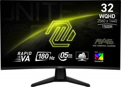 MSI Ecran PC gaming  MAG 32CQ6F 32"" Incurv&eacute; 180 Hz WQHD