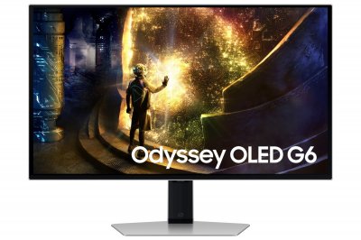 SAMSUNG Ecran PC Gaming  Odyssey OLED G6 LS27DG612SUXEN 27"" 240 Hz QHD Gris 