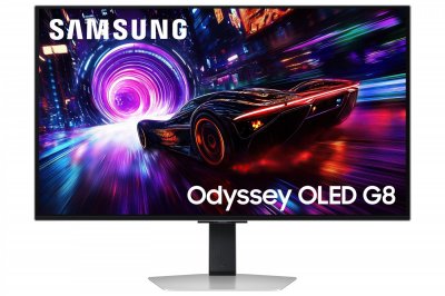 SAMSUNG Ecran PC gaming  Odyssey OLED G81SF 32"" 240 Hz 4K UHD Argent
