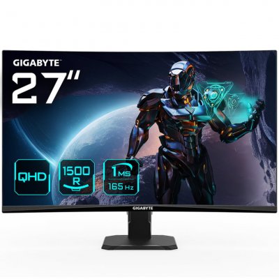 GIGABYTE Ecran PC  GS27QC 27"" CURVE QHD/165Hz/VA/1ms/HDR/FS-P