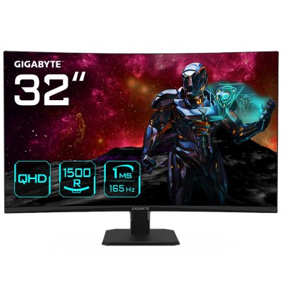 GIGABYTE Ecran PC  GS32QC 31.5"" CURVE QHD/165Hz/VA/1ms/HDR/FS-P#