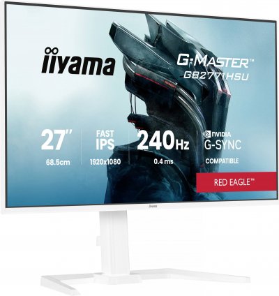 IIYAMA Ecran PC  27"" FHD/240Hz/Fast IPS/0.4ms/Pivot/G-SYNC/Blanc