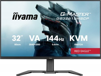 IIYAMA Ecran PC  32"" 4K/144Hz/VA/0.6ms/USB-C/KVM/FreeSync Premium