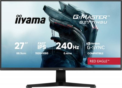 IIYAMA Ecran PC  G2771HSU-B1 27""FHD 240Hz/Fast IPS/0.4ms/G-Sync#