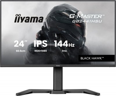 IIYAMA Ecran PC  GB2441HSU-B1 23,8"" FHD 144Hz/IPS/1ms/AdpatSync/FS