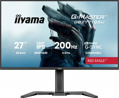 IIYAMA Ecran PC  GB2771QSU-B1 27""WQHD 200Hz/Fast IPS/0.5ms/G-Sync#