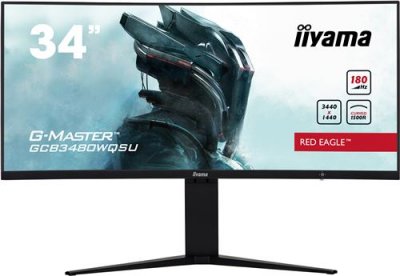 IIYAMA Ecran PC  GCB3480WQSU 34""CURVE UWQHD/180Hz/0.4ms/VA/FSPremPr