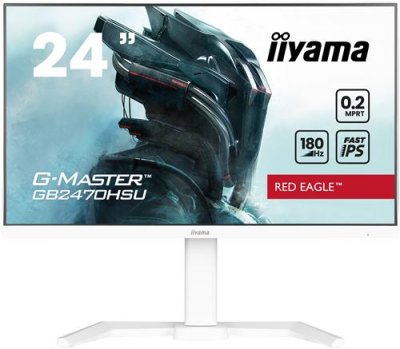 IIYAMA Ecran PC >   Ecran PC  GB2470HSU-W6 23.8"" FHD/180Hz/Fast IPS/0.2ms/Blanc 