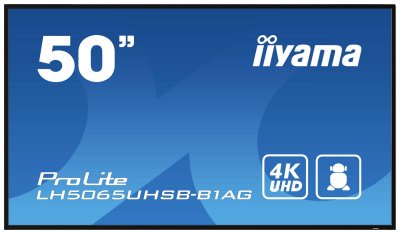 IIYAMA Ecran PC >   Ecran PC  LH5065UHSB-B1AG 49.5IN VA 4K