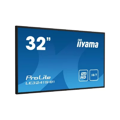 IIYAMA Ecran PC  LE3241S-B1 32"" FHD/IPS/8ms/LAN/VESA/RS-232c/IR