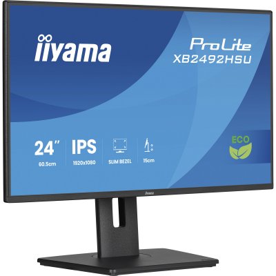 IIYAMA Ecran PC  XB2492HSU-B1 24"" FHD/120Hz/IPS/Pied regl/Classe B