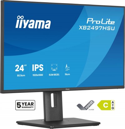 IIYAMA Ecran PC  XB2497HSU-B1 23.8"" FHD 120Hz/IPS/4ms/Pivot/AdaptS