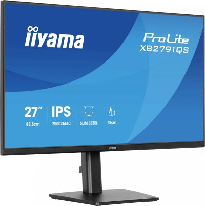 IIYAMA Ecran PC  XB2791QS-B1 27"" QHD/75Hz/IPS/1ms/Pivot/AdaptiveS