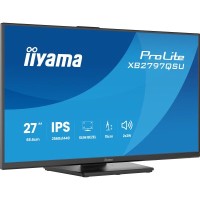 IIYAMA Ecran PC  XB2797QSU-B1 27"" QHD/75Hz/1ms/Pied r&eacute;glable/Pivot