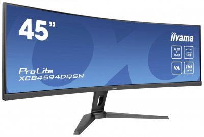 IIYAMA Ecran PC  XCB4594DQSN-B1 45"" CURVE DQHD/165Hz/VA/KVM/DOCK