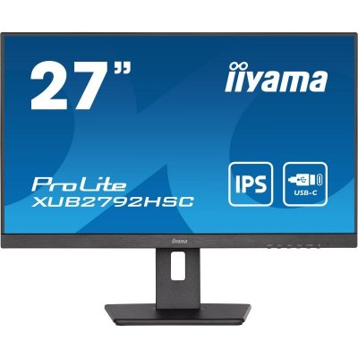 IIYAMA Ecran PC  XUB2792HSC-B5 27"" FHD/75Hz/IPS/4ms/USB-C/DP/HDMI