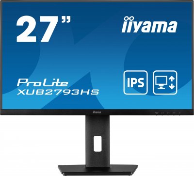 IIYAMA Ecran PC  XUB2793HS-B6 27"" FHD/100Hz/1ms/Pivot/FreeSync