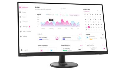 LENOVO Ecran PC  D32-40 66FCGAC2EU 31,5"" Full HD Noir