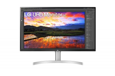 LG Ecran PC  32UN650P-W.AEU 31,5"" 4K Blanc et Argent&eacute;