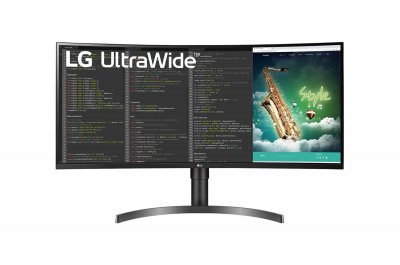 LG Ecran PC  35WN75CN-B 35 pouces Incurv&eacute; UWQHD Noir 
