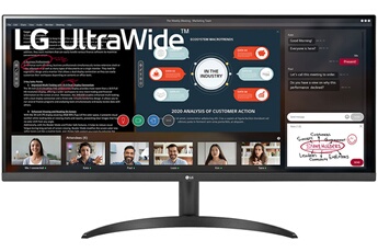 LG Ecran PC  UltraWide 34WP500-B 34 pouces UWFHD Noir 
