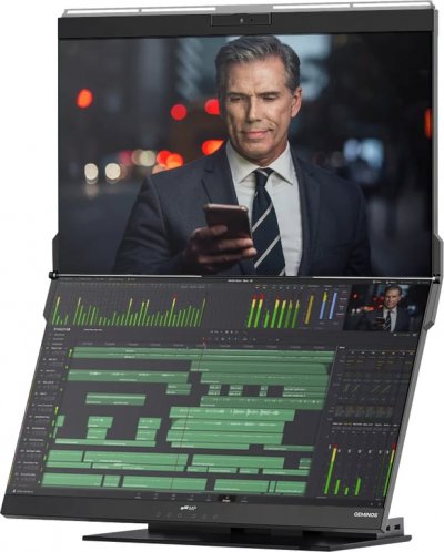 MOBILE PIXELS Ecran PC  Geminos 24"" Full HD Noir