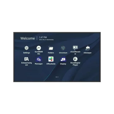 VIEWSONIC Ecran PC - Moniteur  CDE6530 panneau d affichage Mur