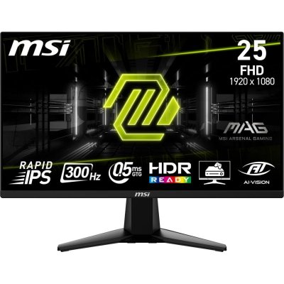 MSI &Eacute;cran PC  MAG 255XF 24,5"" LED Fast IPS FullHD 300 Hz