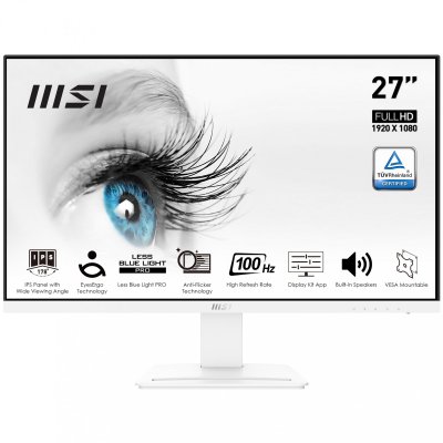 MSI Ecran PC  MP273AW 27"" FHD/100Hz/IPS/1ms/FreeSync Blanc