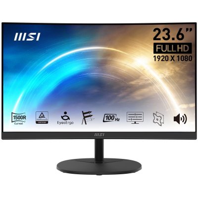 MSI Ecran PC  Pro MP2412C 23,6"" Incurv&eacute; Full HD Noir