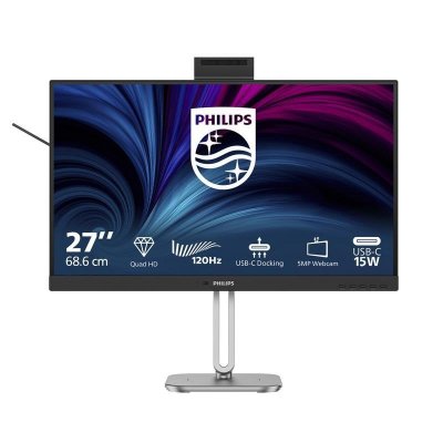 PHILIPS &Eacute;cran PC  27B2U4601H 27"" Quad HD 120Hz IPS USB-C Webcam Haut-parleurs