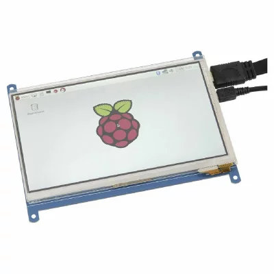 RASPBERRY PI Ecran PC RB-LCD-7-2 7 HDMI pour Raspberry USB Argent