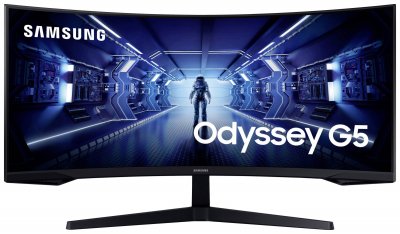 SAMSUNG Ecran PC  Odyssey G5 - G55T 34"" Incurv&eacute; UWQHD Noir