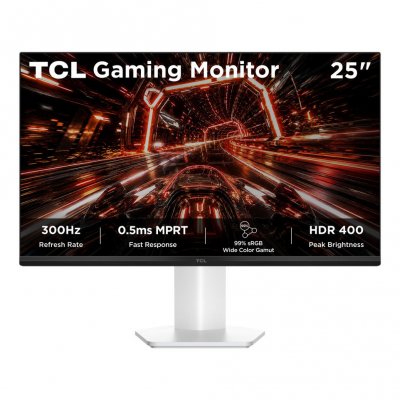 TCL Ecran PC  Gaming 25P1AD 24,5"" 300 Hz Full HD Blanc