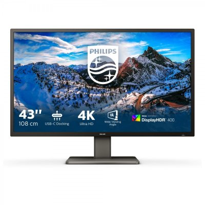 PHILIPS &Eacute;cran  439p1/00 43"" 4k ultra hd led 439P1/00