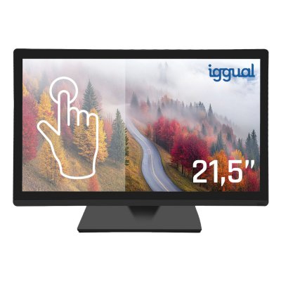 IGGUAL &Eacute;cran tactile r&eacute;sistif Full HD 1080p 60 Hz  MTL21CP 21,5 pouces USB HDMI VGA