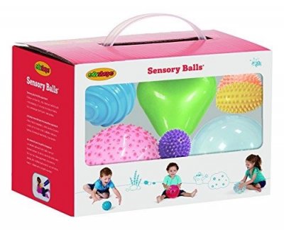 EDUSHAPE - ed 705199 - pack de 9 balles sensorielles - jeux d&eacute;veil premier &acirc;ge 