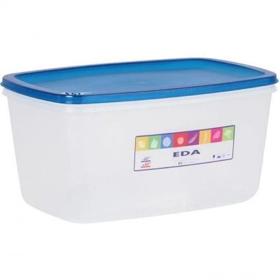 DAVID EDA - Boite rect.5,5l nat couv turquoise acidule ref.10116na-ba.tu