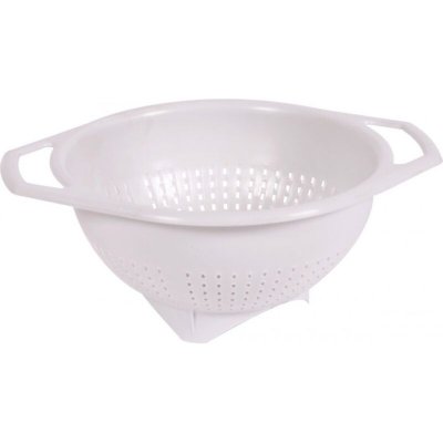 EDA  - Passoire plastique 2.5L &agrave; pied Blanc c&eacute;rus&eacute;