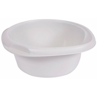 EDA  PLASTIQUE Cuvette ronde 5,3 L - Blanc c&eacute;rus&eacute; - &Oslash; 33,2 x H 13,1 cm